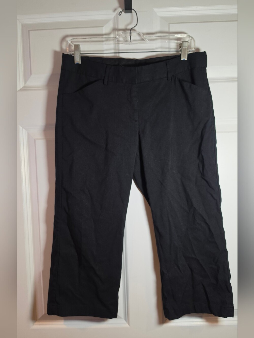 Express Editor Black Women's Crop Dress Pants Size 8